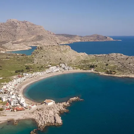 Villa Ossiano Pool Villas, Heating Pool, 2 Min Drive To & 10 To Lindos