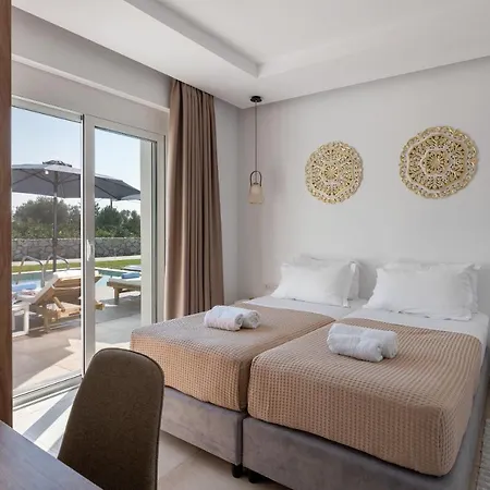 Ossiano Pool Villas, Heating Pool, 2 Min Drive To & 10 To Lindos Villa Haraki